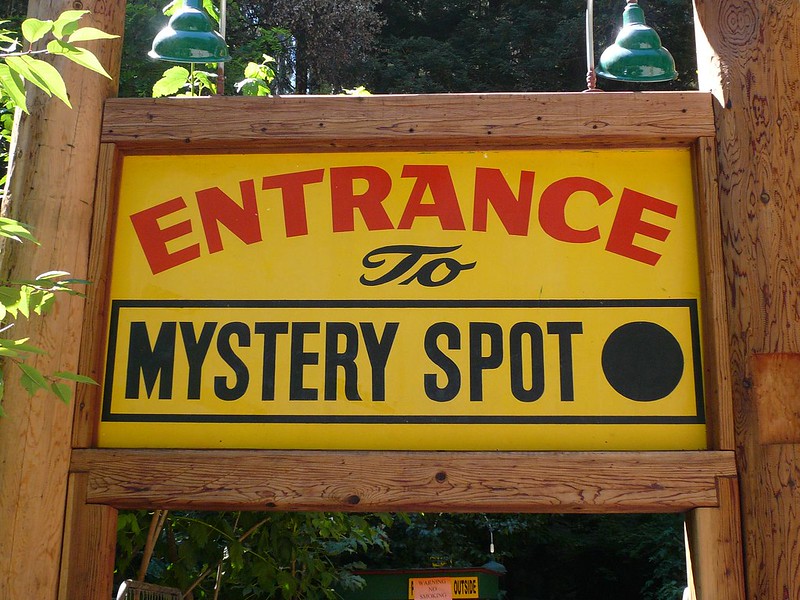 The Mystery Spot is a classic California Tourist Attraction