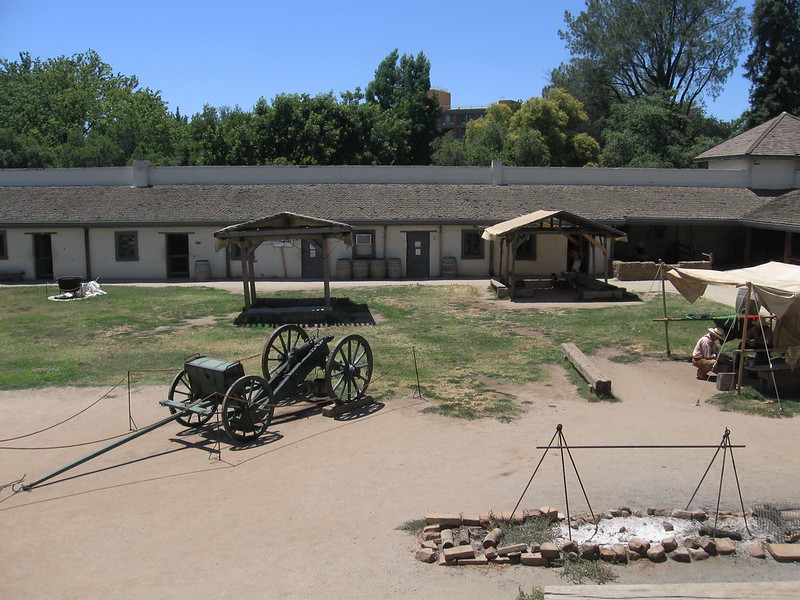 Sutters Fort is an important California Landmark