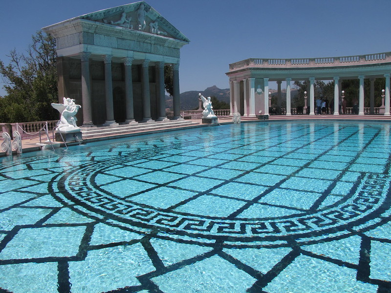 The pool at Hearst Castle