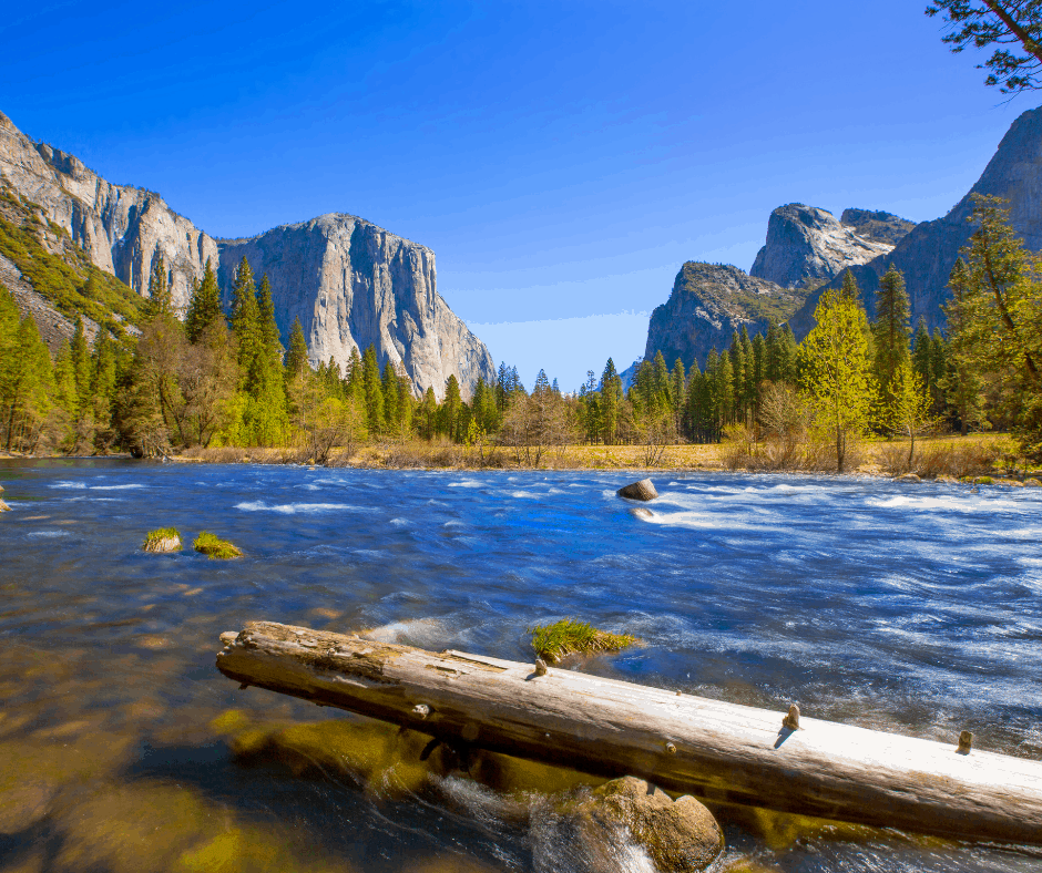 Yosemite Valley by the Merced River