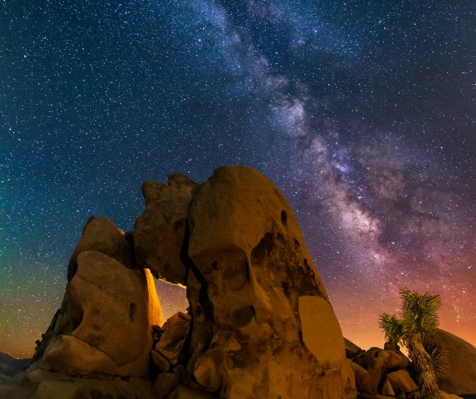 The Milky Way in Joshua Tree National Park