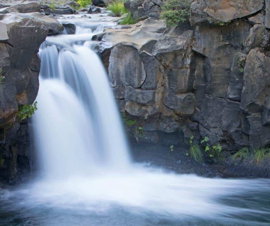 McCloud Falls is a set of three Northern California Waterfalls near Mount Shasta