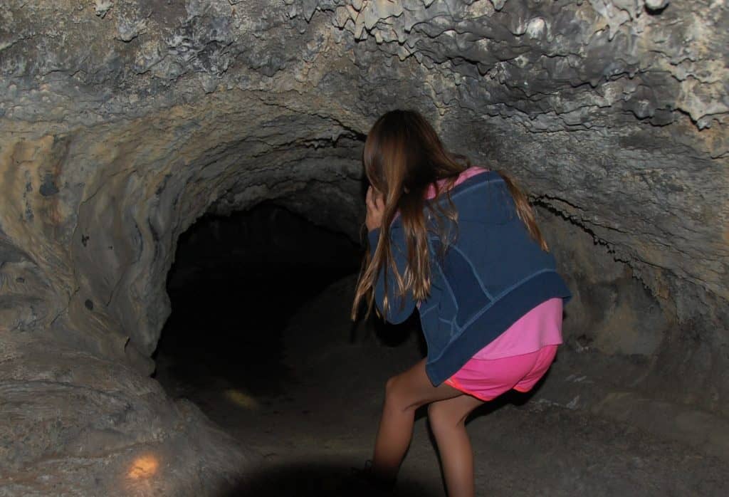 Ducking in cave