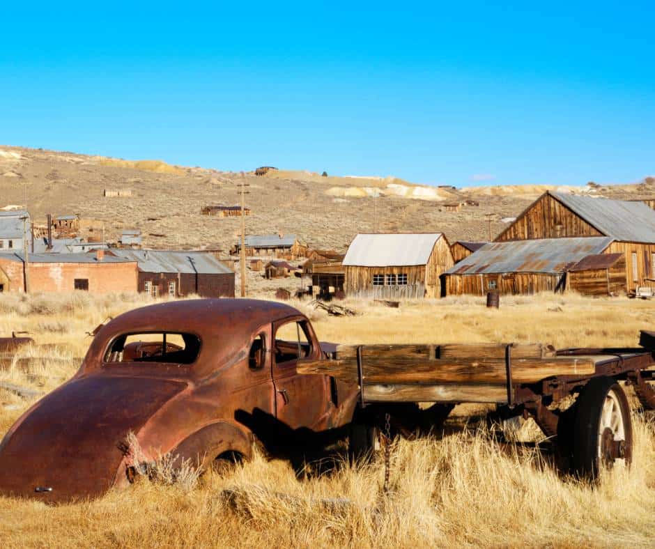 Bodie Ghost town is one of the best California State Parks