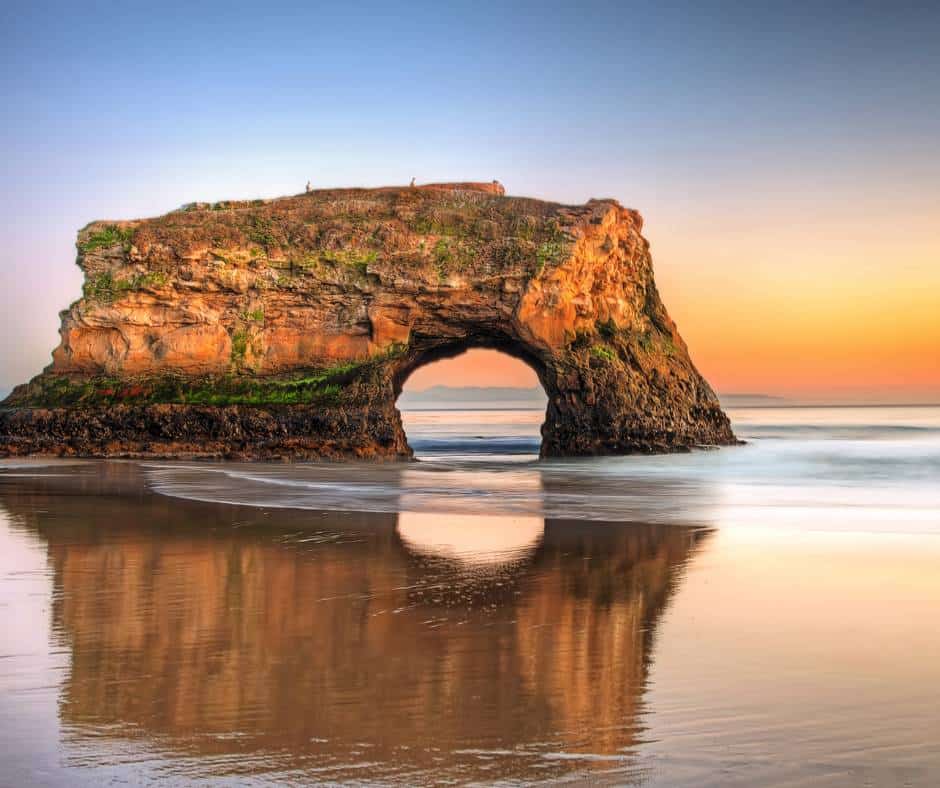 Natural Bridges State Beach is one of the greta day trips from San Jose