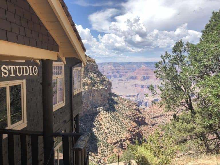 View from Artists Studio in Grand Canyon Village