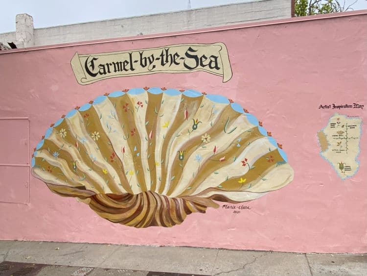 Carmel-By-The-Sea Shell Mural