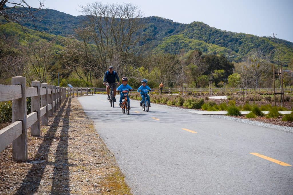 Biking Gilroy's Levee Trail