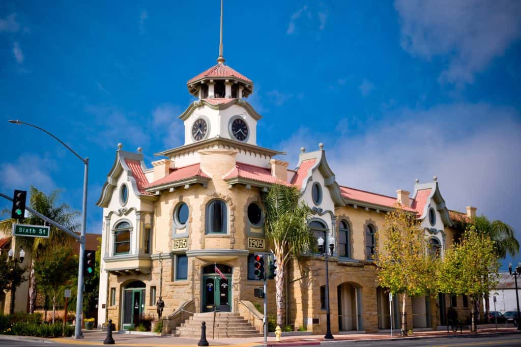 Old Town Hall in Downtown Gilroy