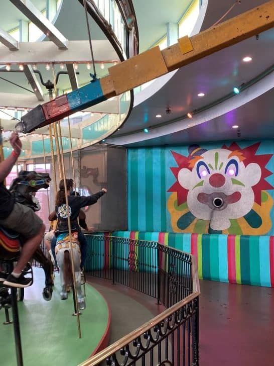 Loof Carousel Ring Toss on the Santa Cruz Beach Boarswalk